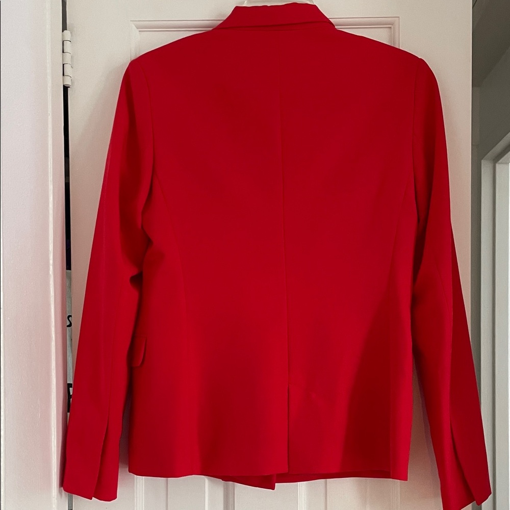 Bershka Vibrant Red Double-Breasted Blazer - Picture 6 of 8